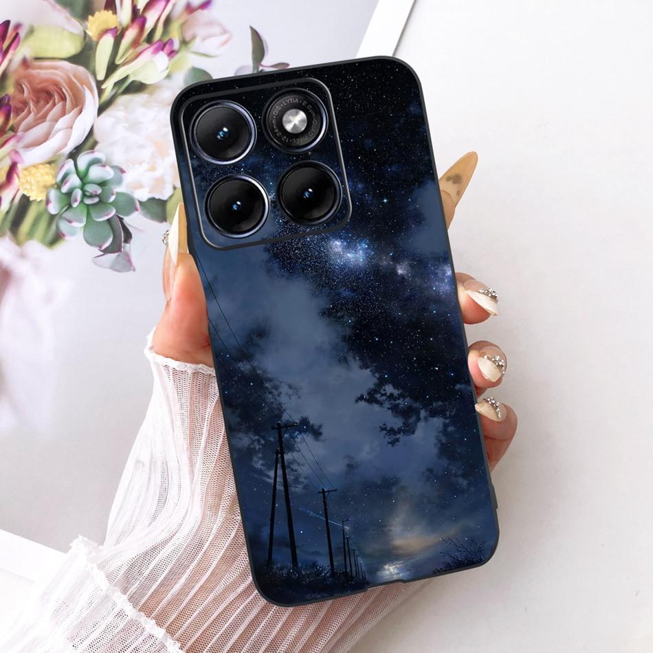 For Motorola Edge 70 Fusion Cool Dragon Tiger Pattern Phone Case For Motorola Edge70 Fusion 5G XT2605 Black Silicone Soft Bumper