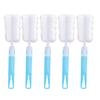 5Pcs Bottle Brush Sponge Cup Cleaner Detachable Long Handle Portable Cleaning Brush for Cups Glasses Water Bottles