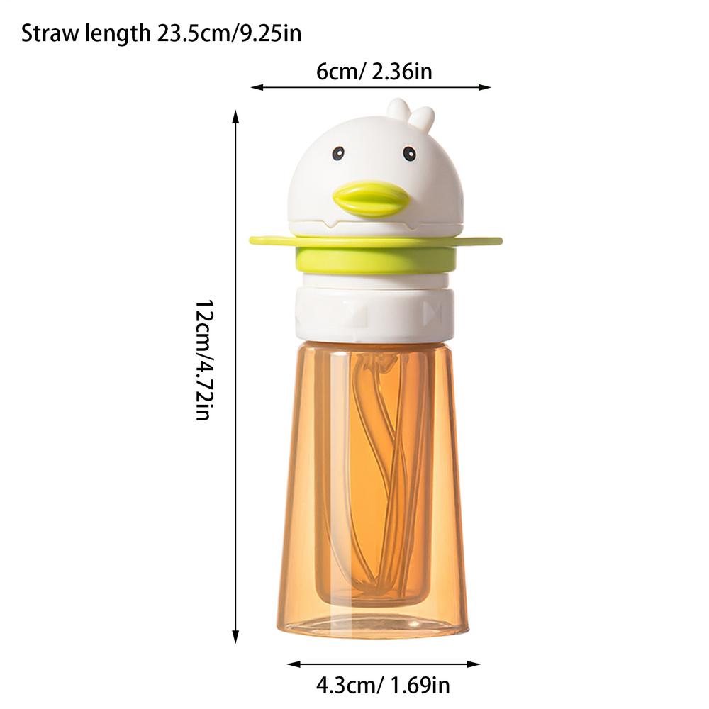 Children s Leak-proof Water Bottle CapAdapter Baby Straw Water Bottle Caps With Straw Portable Bottle Spillproof Bottle For Kids зелёный