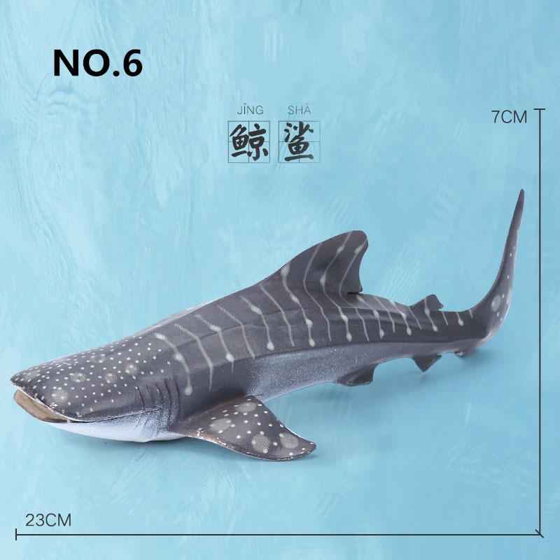 12 Styles Simulated Marine Sea Life Whale Shark Model Ocean Animals Dolphin Creative Home Decor Toys For Children Christmas Gift