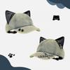 European and American New Cute Trendy Brand Ears Baseball Cap Women's Summer Soft Top Cap Adjustment Breathable Iron Buckle Hip Hop