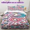 Cute animals surfing Pattern Bedding,Quilt Set Quilt Cover Pillowcase Home Birthday Gift (1*duvet cover+2*pillowcase,without core)