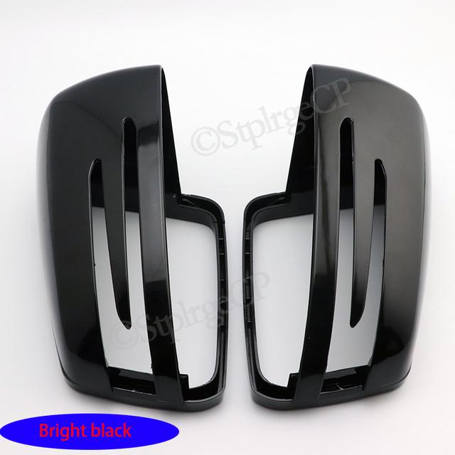 For Mercedes Benz A B C E S CLA GLA GLK Class W176 W246 W204 W212 W221 C177 X204 X156 Carbon Fiber Car Rearview Mirror Cover
