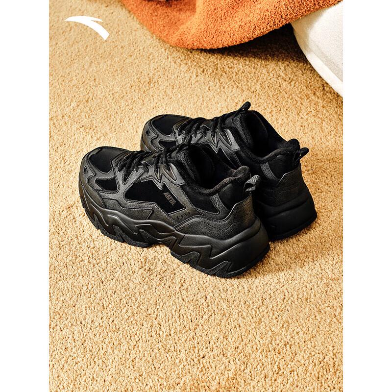 ANTA Panshi Women s Plush Lined Soft Sole Winter Shoes 36