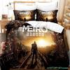 Conjunto de Roupa de Cama Metro Exodus Solteiro Twin Casal Queen King Size Conjunto de Cama para Quarto de Adulto Criança Conjuntos de Capa de Edredom Conjunto de Lençóis de Jogo com Estampa 3D