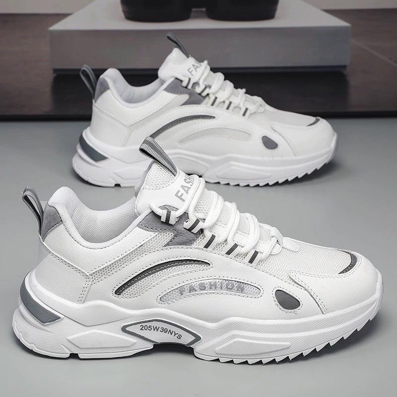

2025 Дизайнерская мужская трендовая обувь Летняя новая дышащая обувь Сетка повседневные Кроссовки Мужские Противоскользящие удобные беговые кроссовки Homme 44