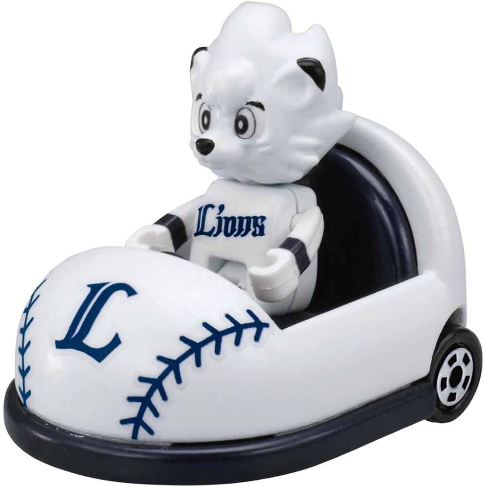 Takara Tomy Tomica Pro Baseball Saitama Seibu Lions Mascot Car Toy Miniature Vehicle for Ages 3 and Up