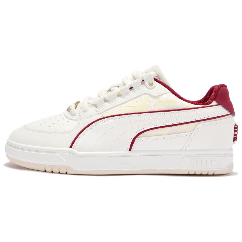 PUMA Caven 3.0 Дышащие Низкие Кеды для Скейтборда Унисекс Белый Красный 406787-01 38
