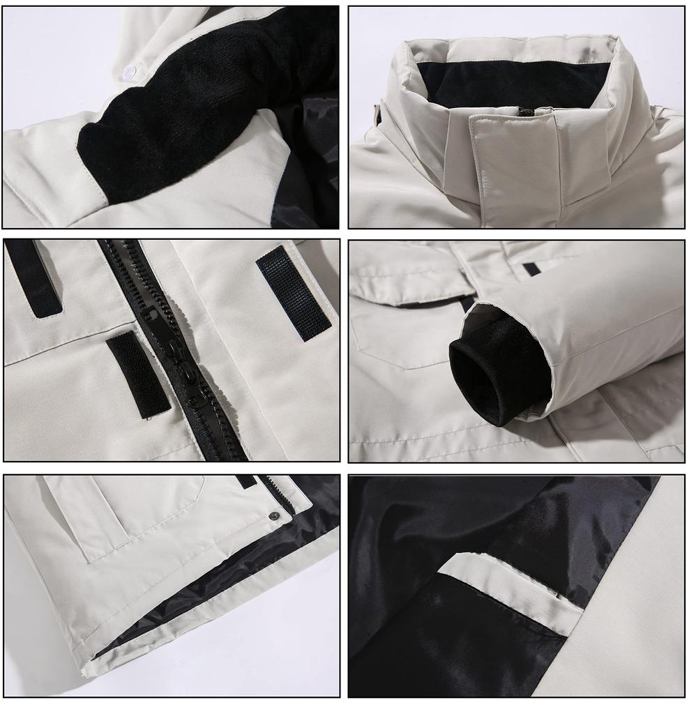 Down Casual Lightweight Down Popular Solid Perfect for and Perfect for School FSD.WG Men's Jacket, Coat, Jacket, Outerwear, Color, Commuting, Warm,