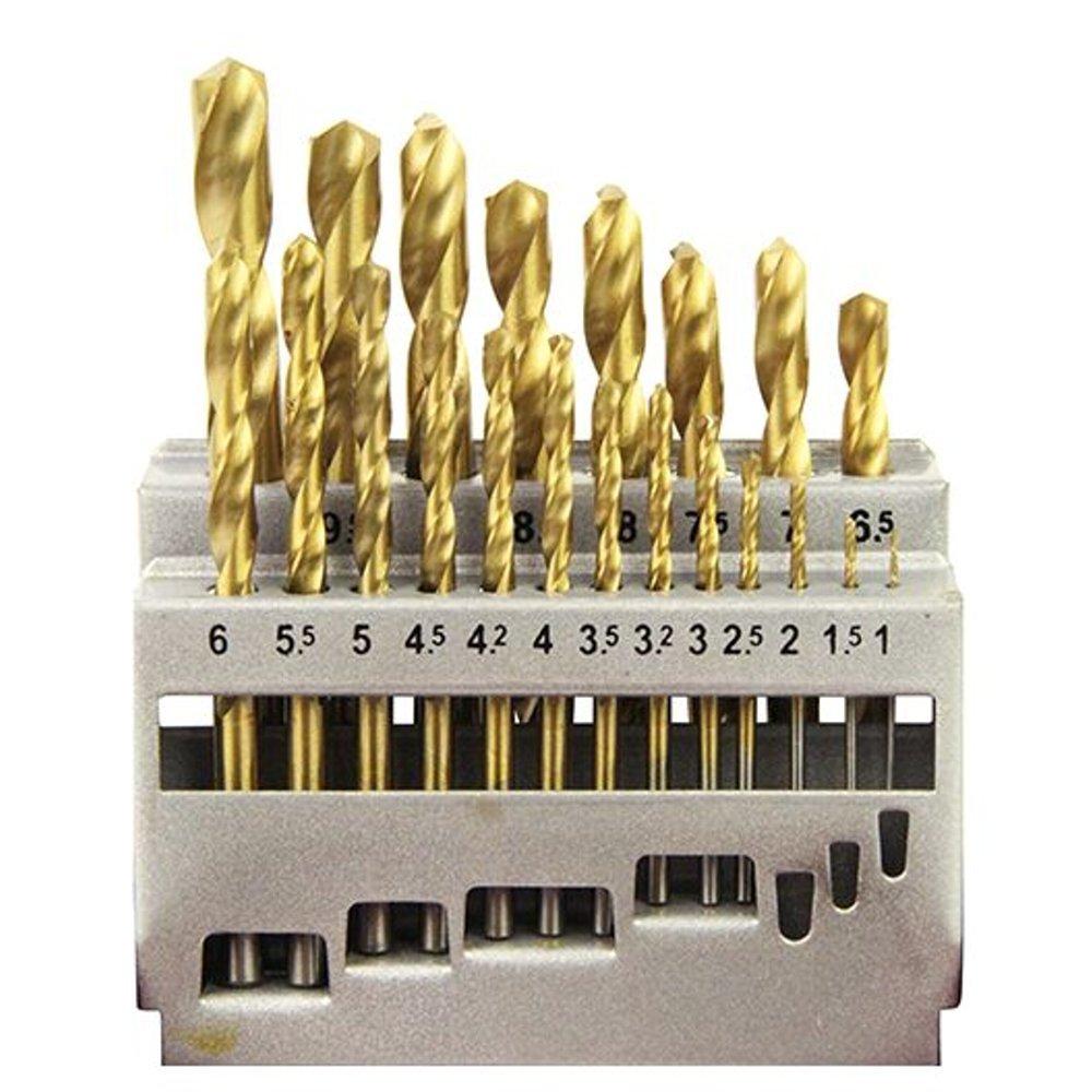 

Metalworking Drill Titanium Round E-Value Set, Coated, Shaft, 21-piece Set, ETD-21S-T