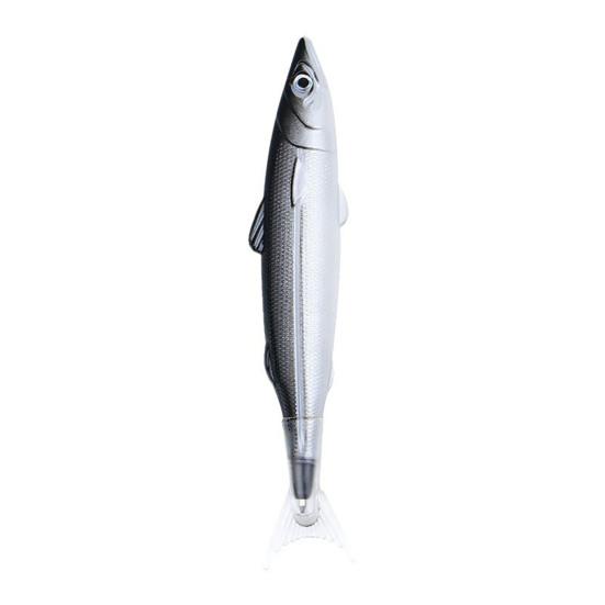 

Funny Realistic Salted Fish Pen Retractable Ballpoint Pen Novelty Black Gel Ink Pen Smooth Writing Cute Quirky Stationery for Students Office 0.5mm