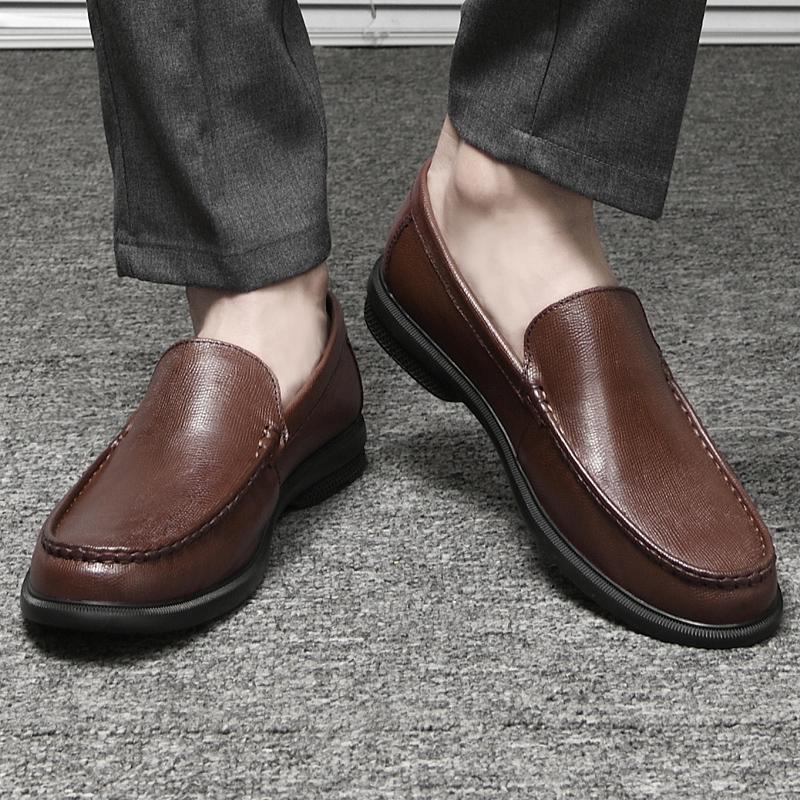 Pantofi pentru bărbați, din piele naturală, respirabilă, pantofi pentru bărbați, pantofi casual din piele, pantofi de șofer