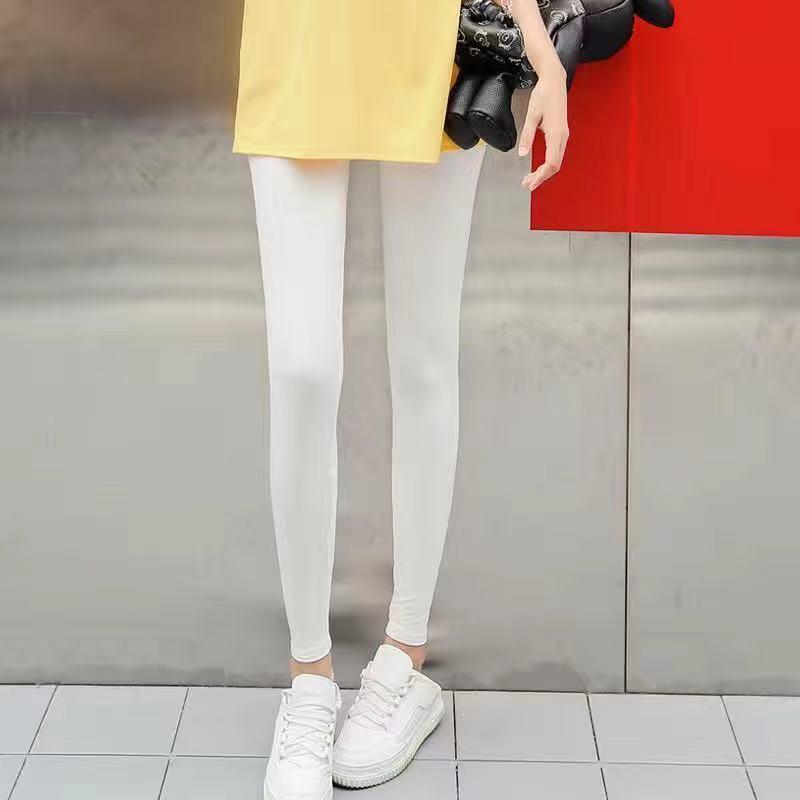 

Plus Size High Waist Slimming Modal Cropped Leggings L, for 40-50 kg