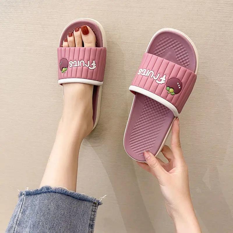 Fashion Flat Slipper Female Summer New 2024 Indoor House Comfortable Cute Sandals With Promotion Hot Casual Face Home Slippers Woman Hot