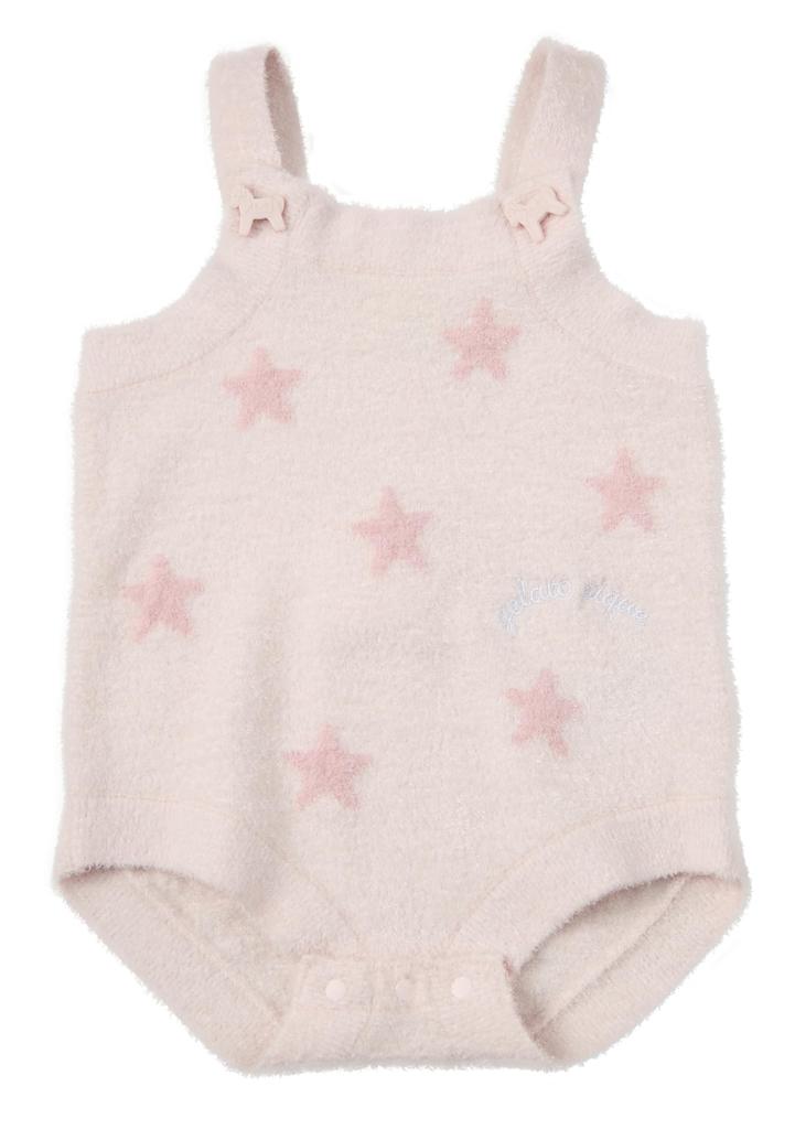 Gelato Pique BABY Smoothie Star JQD PBNO241415 Size 80 Romper, PNK,