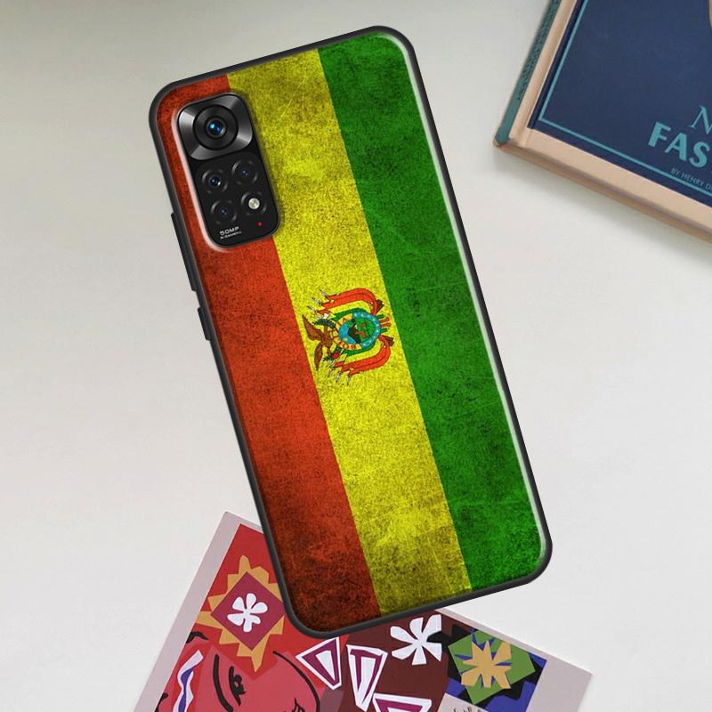 Bolivia Flag Art Case For Xiaomi Redmi Note 12 Pro Plus 8 9 10 11 Pro 8T 9S 10S 11S 12S 9C 10A 10C 12C Cover
