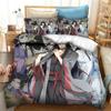 3d Grandmaster of Demonic Cultivation Mo Dao Zu Shi Bedding Set Boys Girls Twin Queen Size Duvet Cover Pillowcase Bed Kids Adult