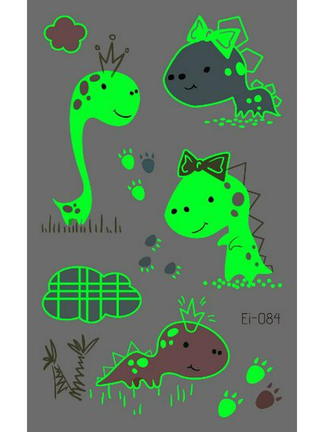 Tatuaże dla dzieci świecące w ciemności - Zabawa na imprezę i do kostiumu