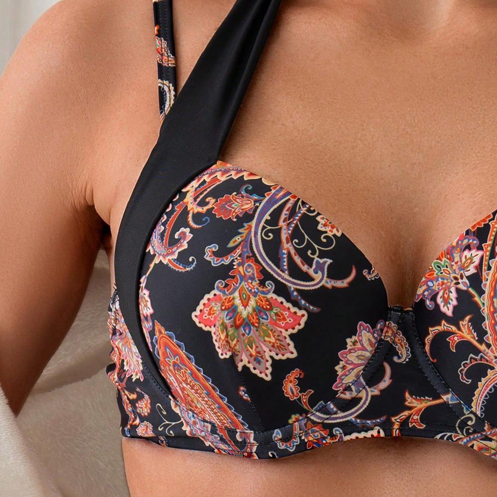 European & American Hot-Selling Sexy Two-Piece Bikini for Women - High-End Beach Swimwear