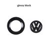 For Volkswagen For Volkswagen VW GTI Passat B6 Golf 4 Polo Jetta Beetle Tiguan CC Car Steering Wheel Sticker ABS Auto Emblem Badge Decoration EN1