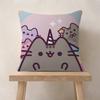 Cute PpusheensS Pillowcase Toon Gift Cushion Cover Bedroom Home Sofa Chair Seat Decor Pillow Case