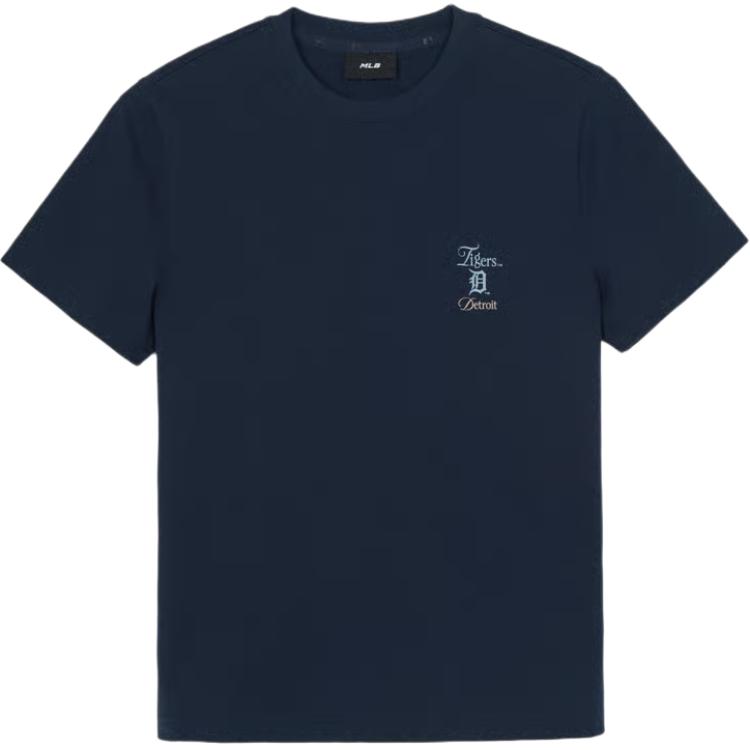 MLB T Shirts Unisex Marine Blue Crew Neck 3ATSB8163-46NYS M