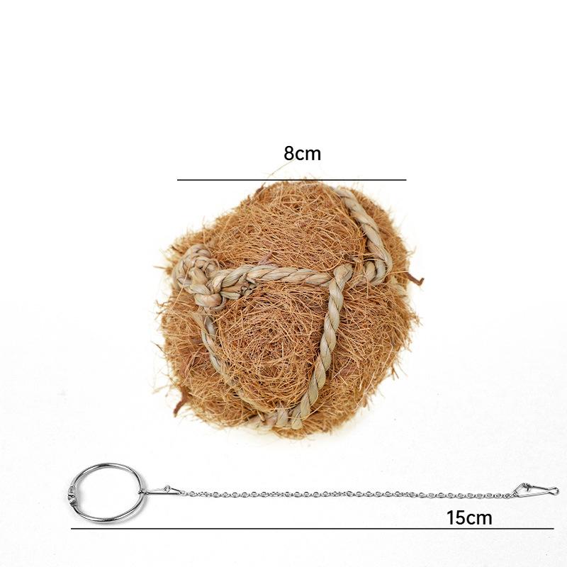 Training Bird Swing Biting Chewing Cage Toys Hanging Parrot Bird Molar Ball Toy Articles Parrot Bite Pet Bird Toy for Parrot