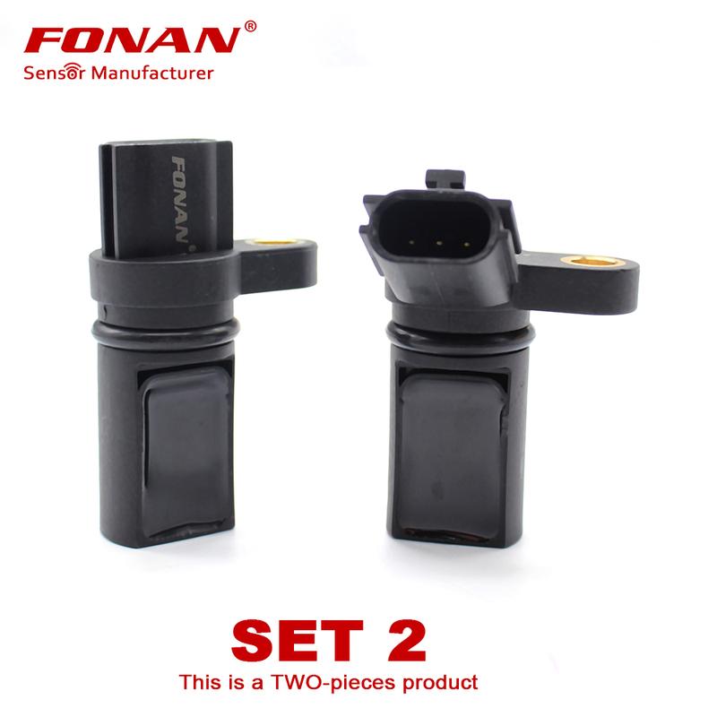 Set of 2 Camshaft Crankshaft Position Sensor For Nissan Pathfinder Frontier Xterra 6 Cyl 4.0L VQ40DE A29632 A29640 23731AL61A