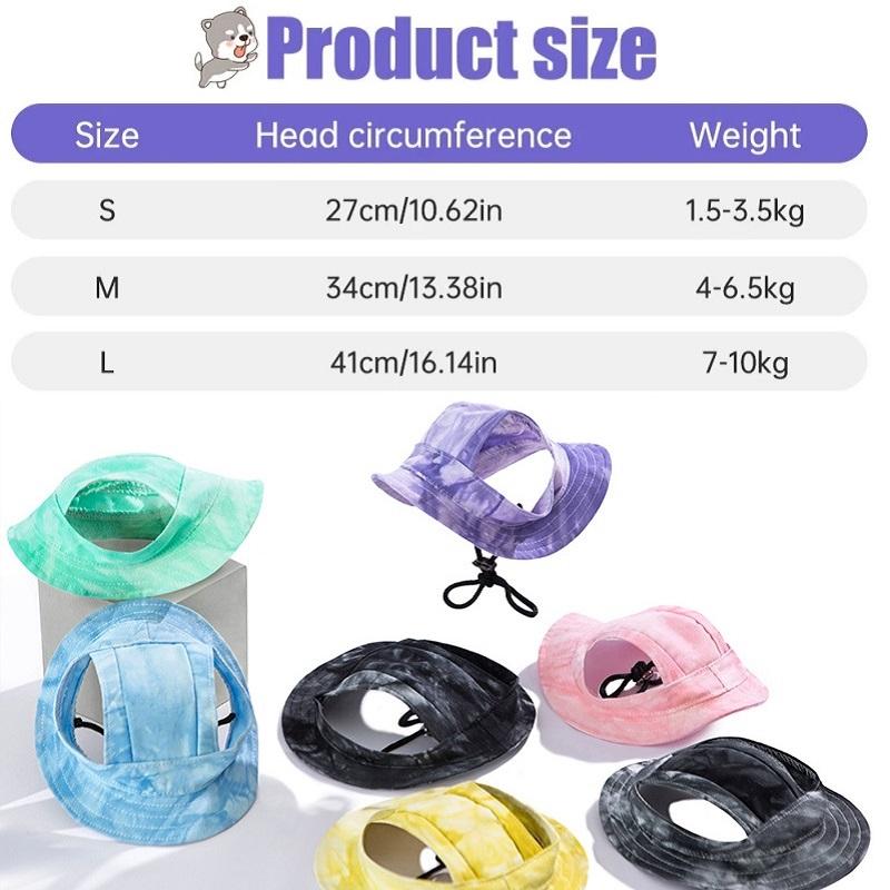 Dog Hat Pet Hat Baseball Hat Summer Canvas Dog Cap Only For Small Pet Dog Cat Outdoor Accessories Outdoor Hiking Sports