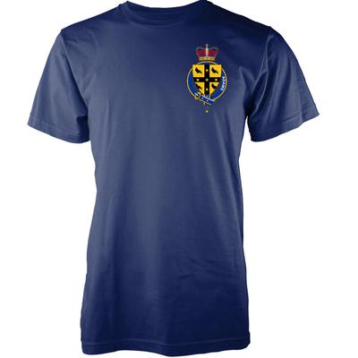 Personalised Family Name Adams T-Shirt Family Crest Badge Coat Of Arms Adult