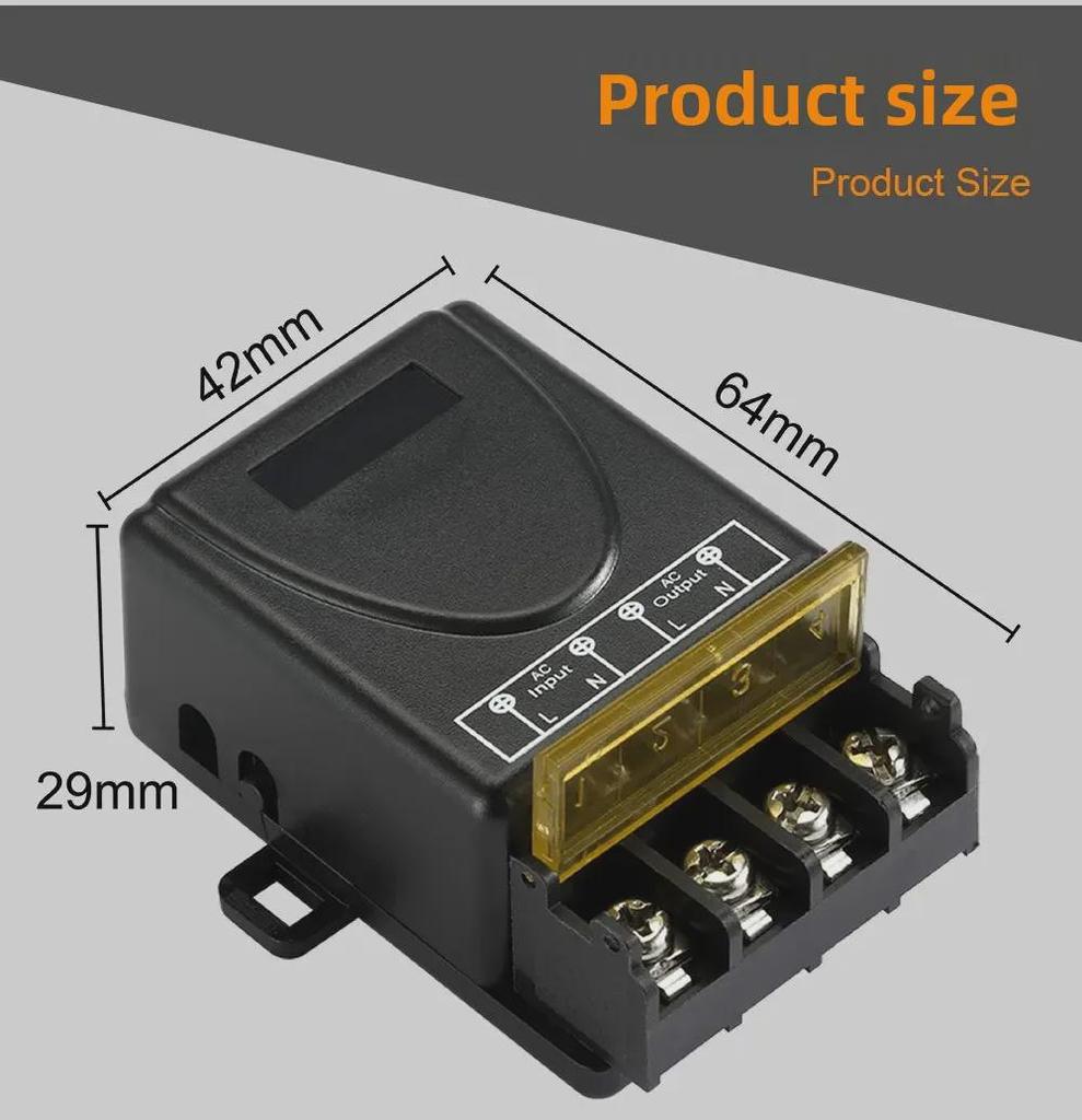 220V High-Power Wireless Remote Control Water Pump Switch