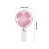 Portable Mini Handheld Fan USB Rechargeable Handheld Clip Fan Personal USB Fan Safe and Low Noise for Travel Outdoor