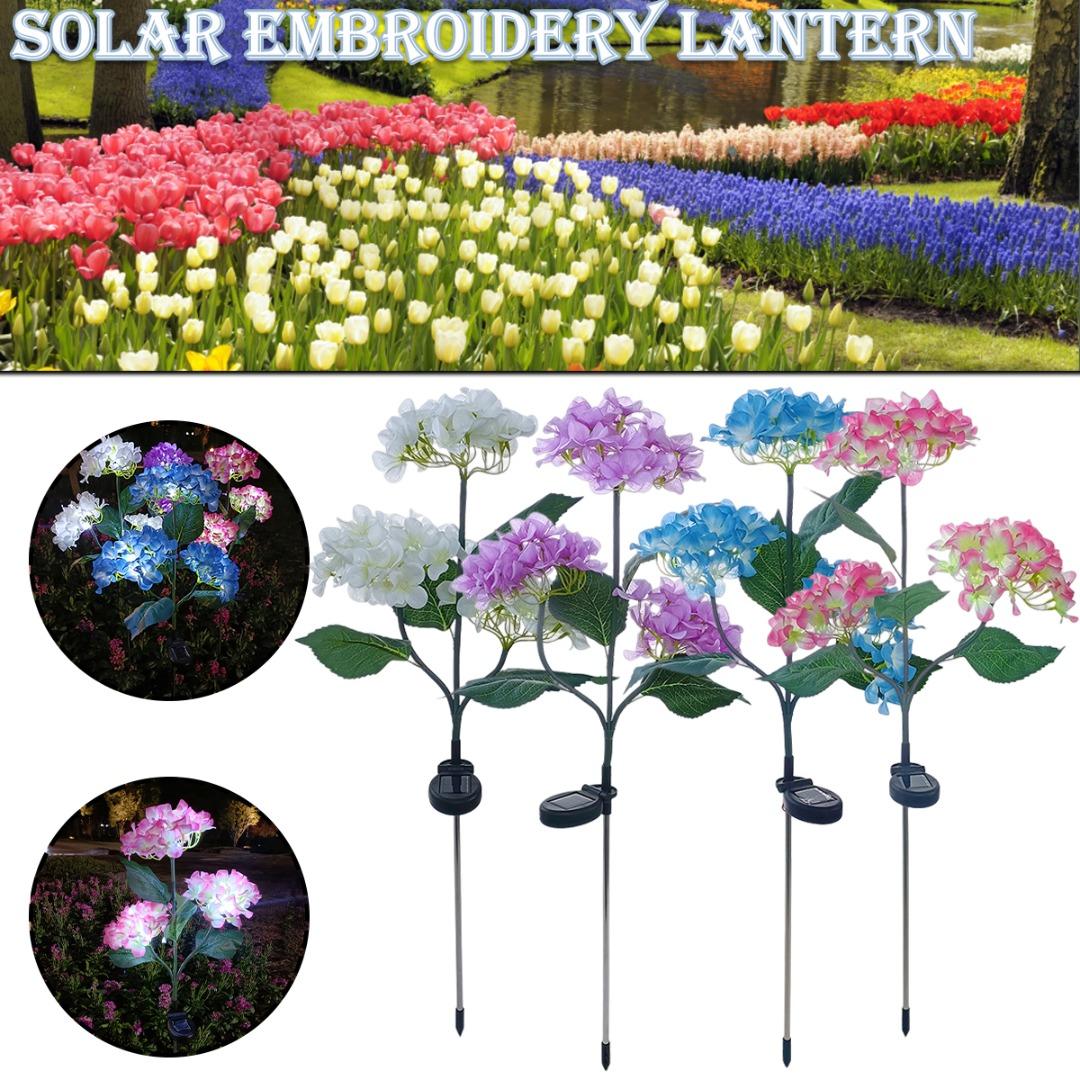 

PDTO Наружные солнечные фонари Гортензия Садовые фонари Реалистичные светодиодные цветочные фонари