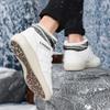 TUINANLE Winter Thick Bottom Plush Fur Snow shoes Warm Cotton Shoes Women's Casual Lace Up Keep Warm sneakers