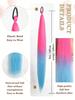Synthetic Ponytail 1 Pack Braid Extension, Full of  Color Ponytail Extension, with Elastic Tie Straight Tube Sleek Wrap Extension Hair