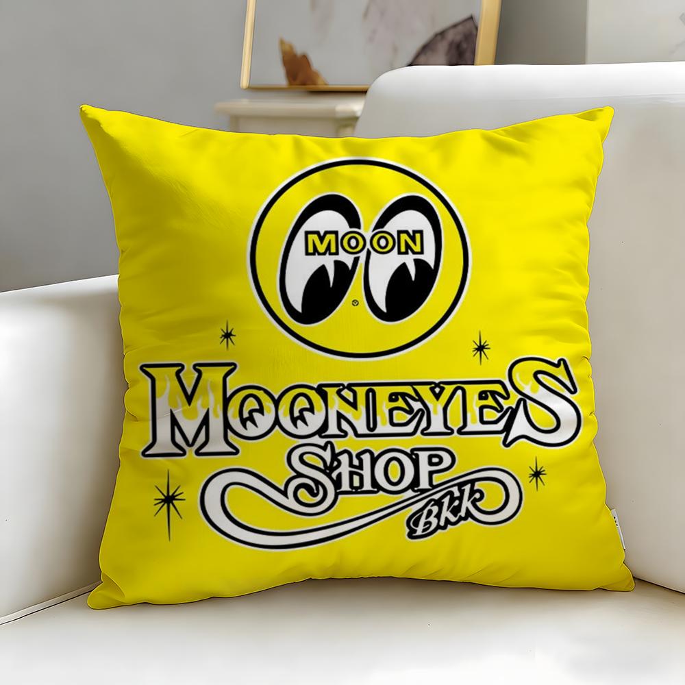 classic brand Mooneye Cushion Cover Soft & Easy-Wash Pillow Case – Versatile for Couch, Bed, Travel and Office