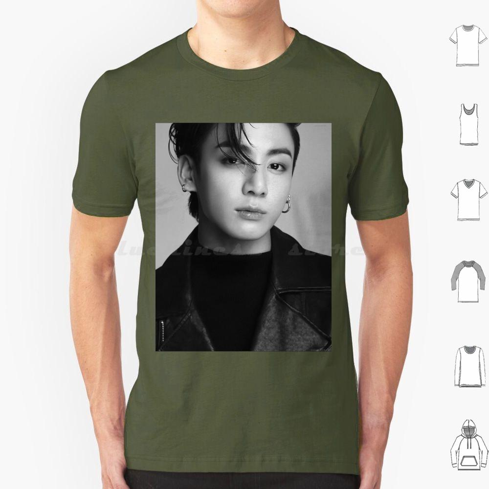 Jungkook T-Shirt Große Größe 100% Baumwolle Jungkook Suga Ästhetik Suga Namjoon Rm V Taehyung V Joonie Hobi Hoseok Jimin Jin