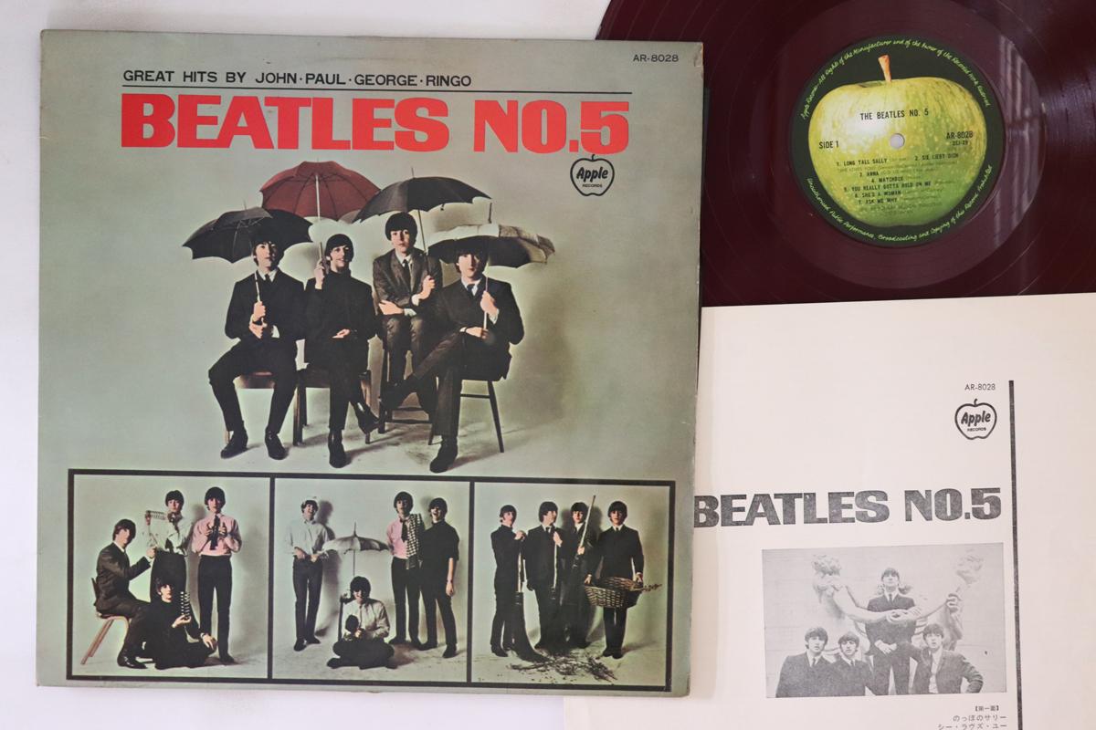 

LP-пластинка - Beatles No.5 (- Красный винил) AR8028 APPLE 1970 Япония Рок