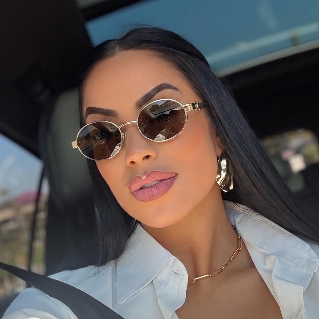 European and American fashion new retro personalized sunglasses Internet celebrity street shooting trend sunglasses high-end casual glasses