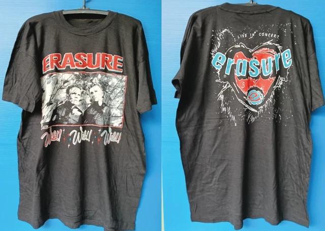 

Erasure Tour Vintage Rock Band Pop T-Shirt Unisex T-Shirt XXXXL