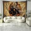 Lord Rings Wall Tapestry Aesthetic Wall Hanging Printed Fabric Blanket Decorative Tapestries for Bedroom Living Room Home Decor