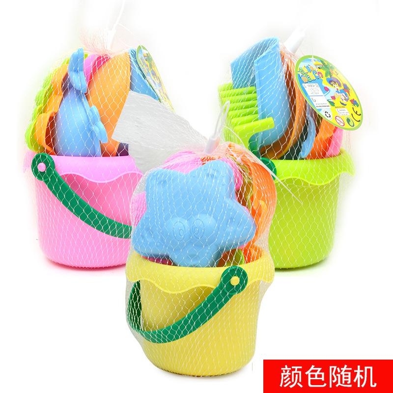 

Летний детский пляжный набор игрушек, Летний игровой домик, Пляжное ведро, Набор из 8 предметов, Игрушки для игры с водой и песком