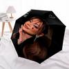 Elegant Fashion Portrait Automatic Umbrella - Suitable Travel Outdoor Portable Umbrella Birthday Gift Daily Essentials