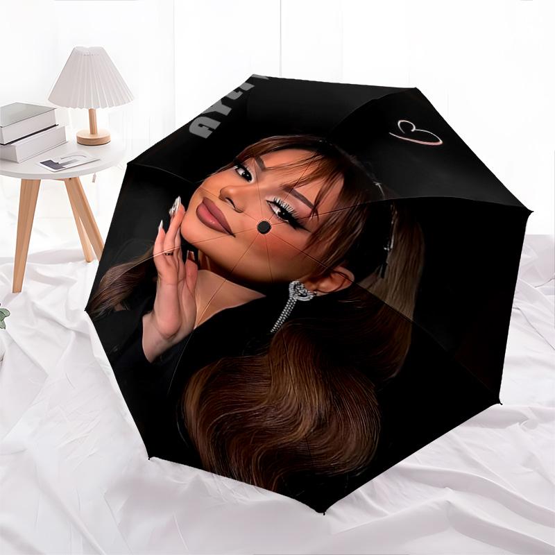 Elegant Fashion Portrait Automatic Umbrella - Suitable Travel Outdoor Portable Umbrella Birthday Gift Daily Essentials