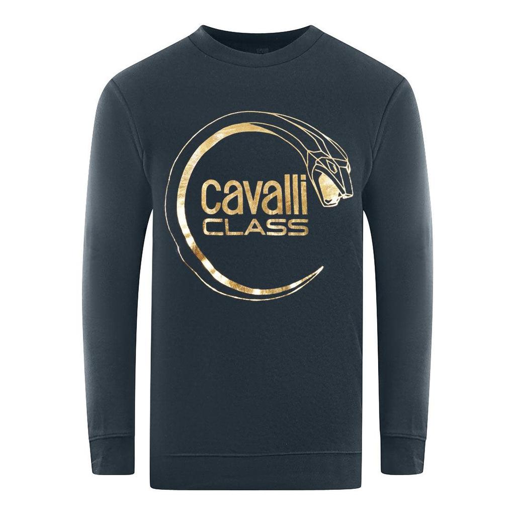 Cavalli Class Unisex Adult Piercing Snake Logo Sweatshirt