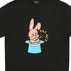 Palace Bunny T-Shirt Black Unisex Tops P28TS033