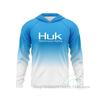 Mens UPF 50 Quick-Dry Fishing Shirt With Hood Long Sleeve Breathable Outdoor T-Shirt Angling Wear
