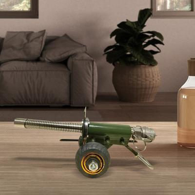 Mini Cannon Home Realistic Miniature Artillery Launcher Collection Model Alloy Statue Sculpture Figurine Toy Office Desktop Decoration Ornament