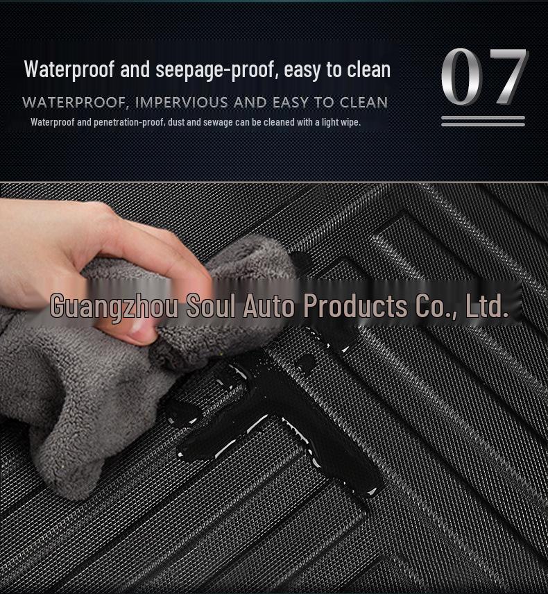 Fiat Cronos Trunk Mat - Eco-Friendly, Odorless, Waterproof, Wear-Resistant TPE.