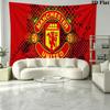 Manchester United Wall Tapestry Aesthetic Wall Hanging Printed Fabric Blanket Decorative Tapestries for Bedroom Living Room Home Decor